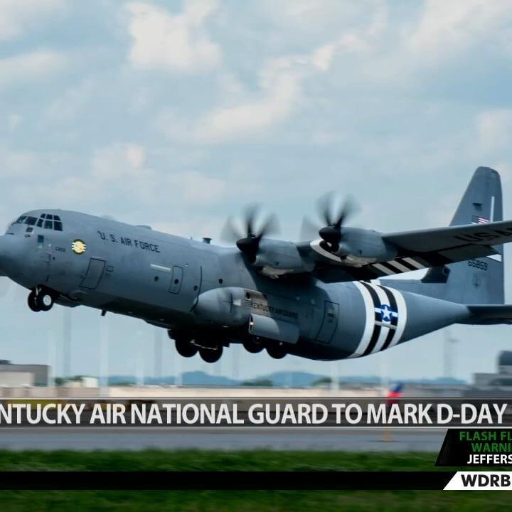 Kentucky Air National Guard members will fly over France Thursday to mark 80th anniversary of D-Day